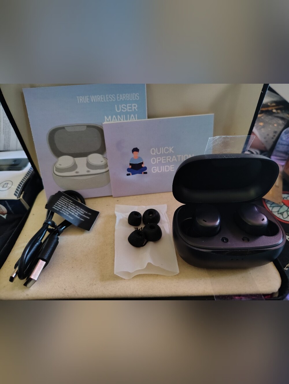 NEW True Wireless Bluetooth Earbuds - 2 Styles Available